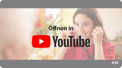 Vorschaubild des Videos "SAPV - Spezialisierte ambulante Palliativversorgung" und ein Button mit dem Text "Öffnen in YouTube"